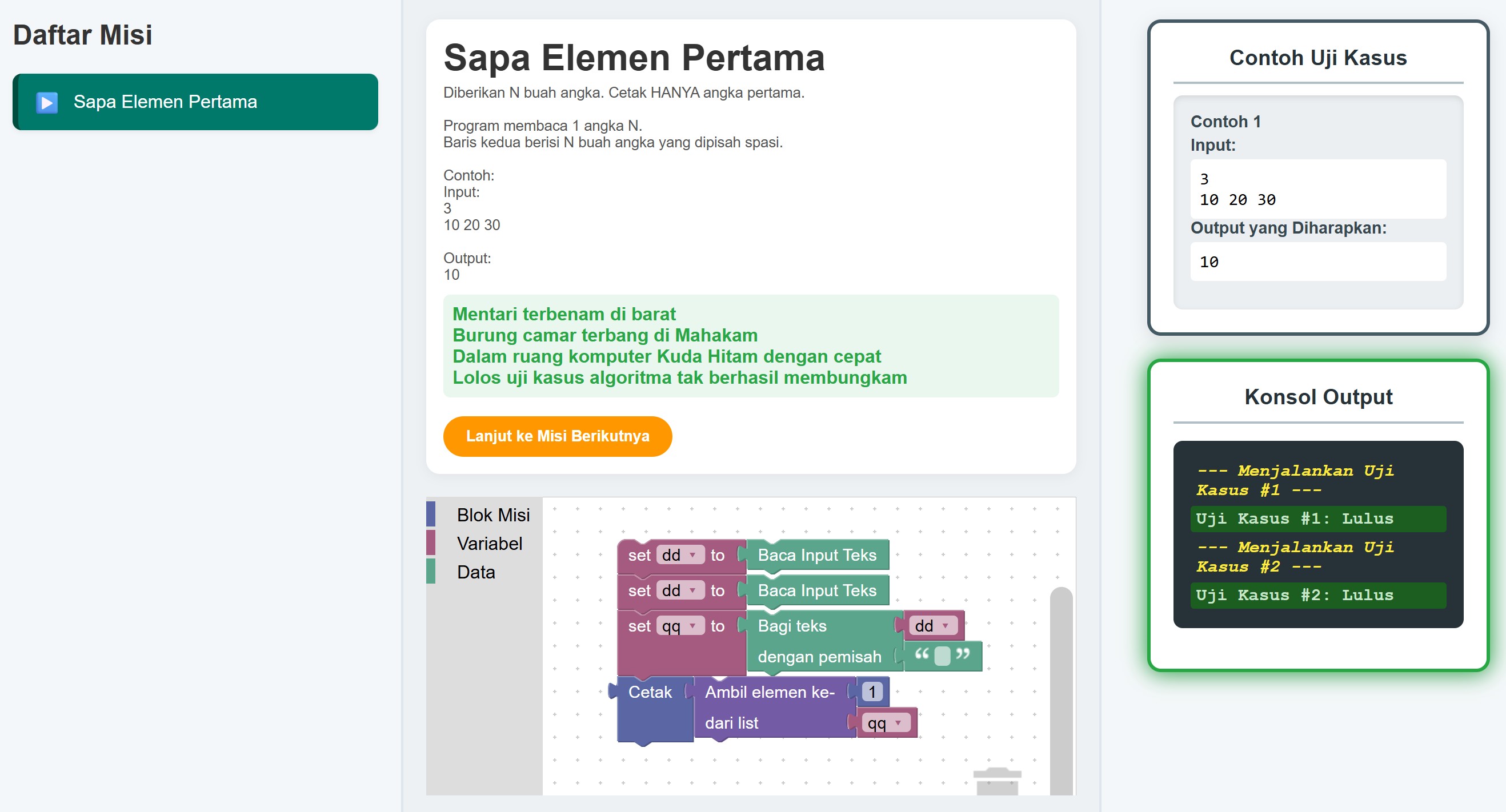 Anak-anak Belajar Koding